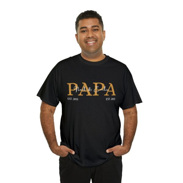 Dad T-Shirt , Personalized With Name , Gift Birth Father'S Day Birthday