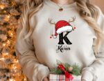 Family Christmas Name Shirt, Monogrammed Family Christmas Shirt, Personalized Christmas Family T-Shirt, Custom Christmas Shirt With Name,