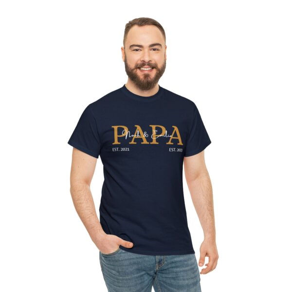 Dad T-Shirt , Personalized With Name , Gift Birth Father'S Day Birthday