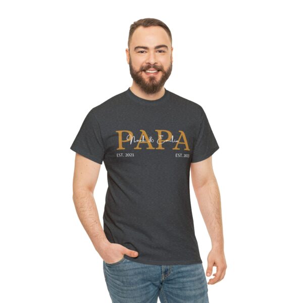 Dad T-Shirt , Personalized With Name , Gift Birth Father'S Day Birthday