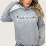 Personalized Mama Hoodie , Mom Sweater With Children'S Names & Year Of Birth , Birth Gift, Expectant Mothers, Christmas Gift, Mother'S Day