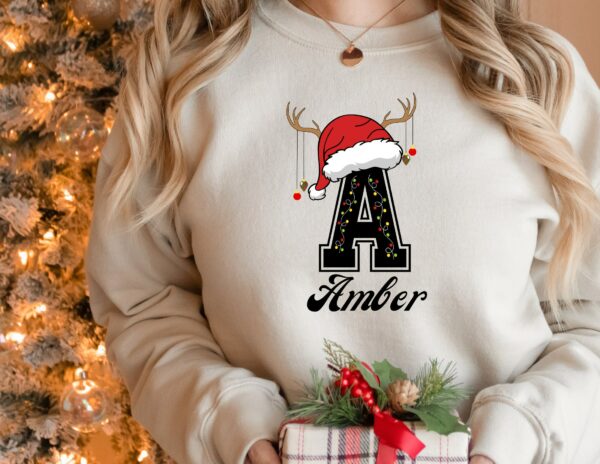 Family Christmas Name Shirt, Monogrammed Family Christmas Shirt, Personalized Christmas Family T-Shirt, Custom Christmas Shirt With Name,