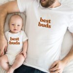 Best Buds Matching Tshirts First Father'S Day Shirt New Dad Gift Fathers Day Matching Shirts Father'S Day Onesie® Retro Father'S Day Gift