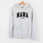 Personalized Mama Est. 2024, Customized Hoodie For Expecting Mothers, Cute New Mother Gift Idea, Pregnancy Announcement Sweatshirt