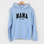 Personalized Mama Est. 2024, Customized Hoodie For Expecting Mothers, Cute New Mother Gift Idea, Pregnancy Announcement Sweatshirt