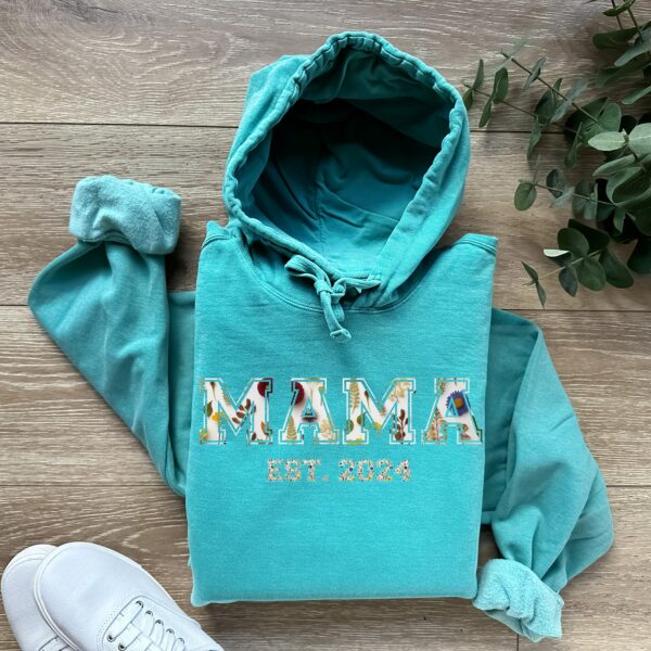 Mama Custom Sweatshirt, Personalized Mom Hoodie, Floral Mother'S Day Gift, Unique Gift For Mother, Personalized Sweater