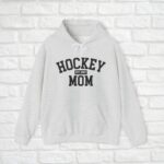 Hockey Mom Hoodie, Custom Hockey Mom Est. 2024, Personalized Sports Mama Hooded Sweatshirt, Game Day Apparel, Gift For Hockey Mom