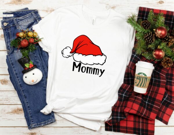 Santa Claus Hat Shirt, Family Christmas Name Shirts, 2025 Noel Thist, Famil Noel Shirt, Custom Family Christmas Shirt, Matching Family Tees