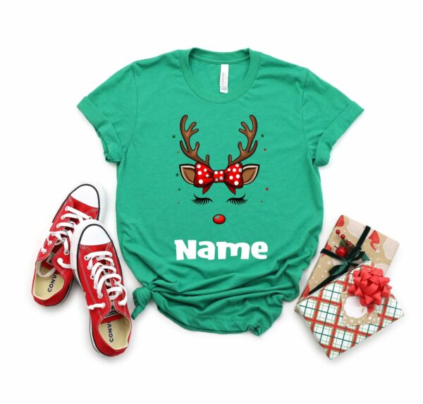 Unicorn Family Christmas Shirt, Custom Family Name Pajamas, Personalized Christmas Family Shirt, Matching Family Shirt, Funny Christmas Tee