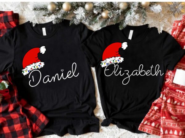 Family Matching Christmas Shirts, Family Christmas Shirt, Matching Xmas Tees, Custom Christmas Tee, Personalized Name Christmas Family Shirt